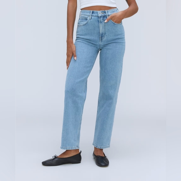 Everlane High Waist Straight Jeans - Picture 1 of 6
